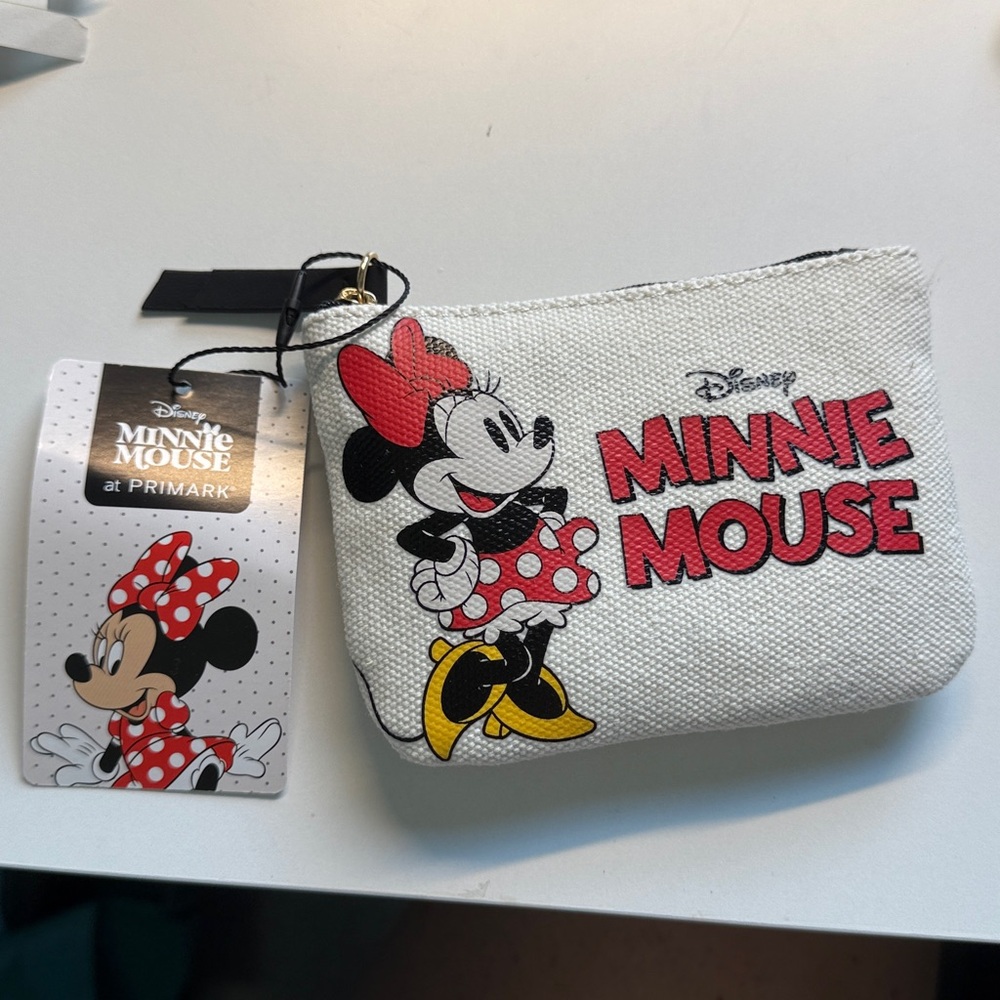 Disney Minnie Mouse White and Red Pouch